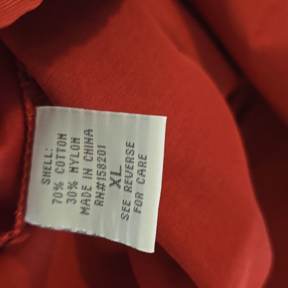 Cali 1850 Muted Red Track Pants with White Stripes NWT - Picture 8 of 8